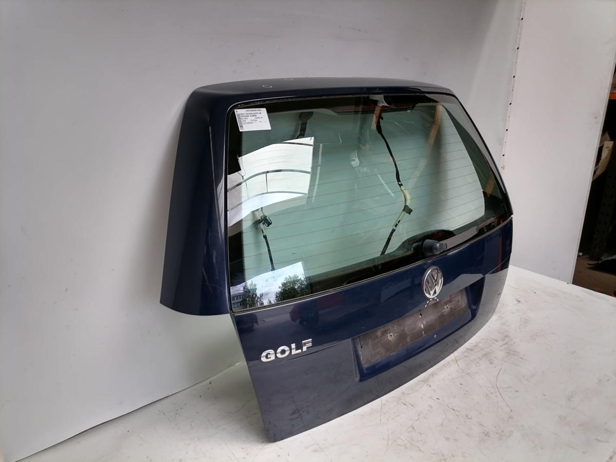 VW Golf 4 original Heckklappe mit Heckscheibe LA5G Perlblau Kombi Variant Bj.2000